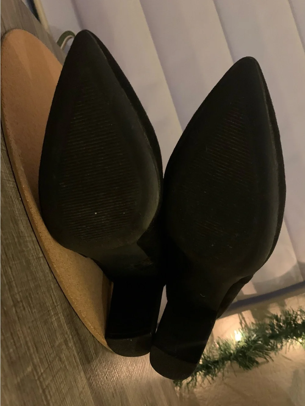 Dream Pairs Black Pointed-Toe Ankle Booties